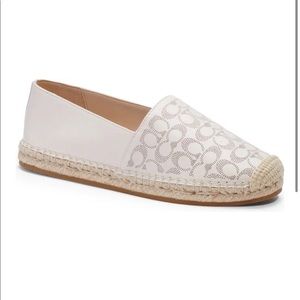 Coach Carley Leather Shoe - Chalk